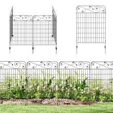 Vallas de Jardín Negro 352 x 0.08 x 110 cm