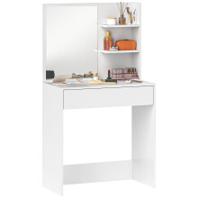 Tocador de Maquillaje Blanco 75 x 40 x 137 cm