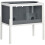 PawHut Jaula para Hámster Gris 82 x 45 x 81 cm 1