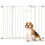PawHut Barrera de Seguridad Blanco 100 x 4 x 76 cm 1