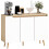 Homcom Aparador Marrón 107 x 35 x 76.5 cm 1