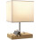 Homcom Lámpara de Mesa Blanco 25 x 20 x 40.5 cm 1