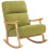 Homcom Silla Mecedora Verde 65 x 90 x 98 cm 1