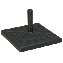 Base de Sombrilla Negro 51 x 51 x 32 cm