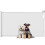PawHut Barrera para Perro Blanco 149 x 10 x 87.5 cm 1
