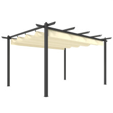 Pérgola Beige 396 x 296 x 220 cm