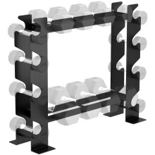 Soporte para Mancuerna Negro 70 x 21 x 55 cm