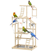Soporte para Pájaro Marrón 48 x 38 x 95 cm