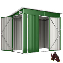 Caseta de Jardín Verde 234 x 132 x 185 cm