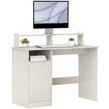 Escritorio con Estantería Beige 108 x 50 x 94 cm