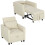 Homcom Sillón Cama Beige 69 x 82.5 x 84 cm 1