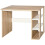 Homcom Mesa de Escritorio Bicolor 100 x 55 x 74 cm 1