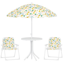 Conjunto Infantil Jardín Blanco 49.5 x 49.5 x 50 cm