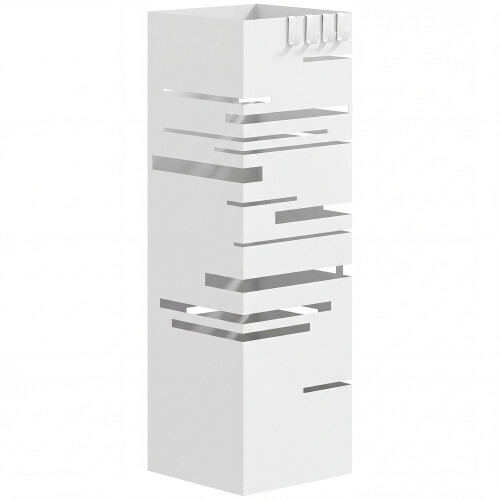 Homcom Paragüero Blanco 15.5 x 15.5 x 49 cm