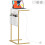 Homcom Mesa Auxiliar Blanco 25.5 x 40 x 71 cm 1