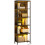 Homcom Librería Negro 60 x 30 x 179 cm 1