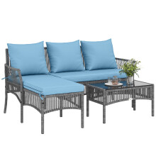 Muebles de Jardín Azul 166 x 115 x 79 cm