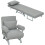 Homcom Sofá Cama Individual Gris 73 x 78 x 81 cm 1