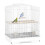 PawHut Jaula para Pájaro Blanco 46.5 x 36 x 59 cm 1