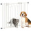 PawHut Barrera de Seguridad Blanco 100 x 4 x 76 cm 1