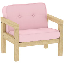 Sillón Infantil Rosa 46.5 x 44 x 45 cm