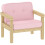 Sillón Infantil Rosa 46.5 x 44 x 45 cm 1