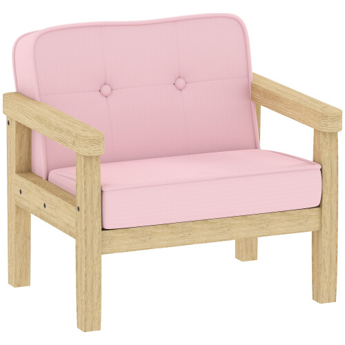Sillón Infantil Rosa 46.5 x 44 x 45 cm