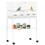 PawHut Jaula para Pájaro Blanco 76 x 46 x 116 cm 1