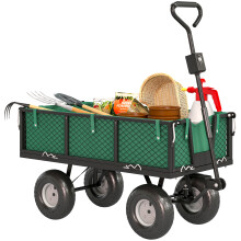 Carrito de Jardín Verde 105 x 51 x 54 cm