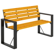 Banco de Jardín Marrón 136 x 54 x 82 cm