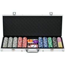 Juego de Póker Gris 56 x 23.5 x 6.5 cm