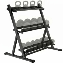 Soporte para Mancuerna Negro 88 x 66 x 88 cm