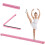 Homcom Barra de Equilibrio Rosa 210 x 10 x 6.5 cm 1