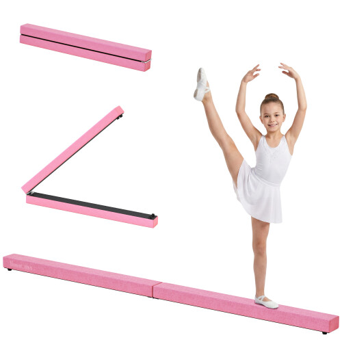 Homcom Barra de Equilibrio Rosa 210 x 10 x 6.5 cm