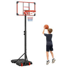 Canasta de Baloncesto Rojo 75 x 56 x 240 cm