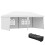Outsunny Carpa Plegable Blanco 585 x 295 x 272 cm 1