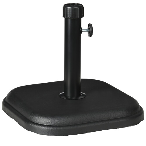 Outsunny Base de Sombrilla Negro 36 x 36 x 31 cm