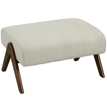 Reposapié Beige 69 x 47 x 36 cm
