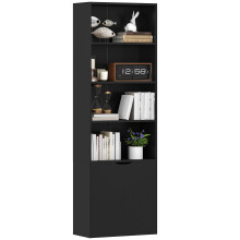 Estantería para Libro Negro 59 x 29 x 180 cm