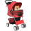 PawHut Carrito para Perro Rojo 77 x 44 x 102 cm 1