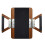 2X Sofa Armrest Clip Tray Armrest Tray Portable Table Side Table Sofa Table Sofa Tray for Cupcake Coffee Dark Brown 2