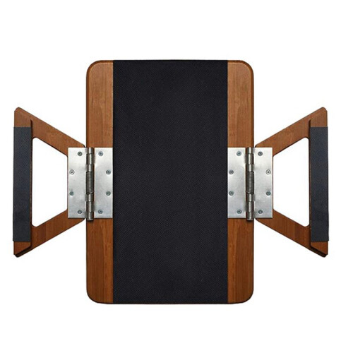 2X Sofa Armrest Clip Tray Armrest Tray Portable Table Side Table Sofa Table Sofa Tray for Cupcake Coffee Dark Brown 1