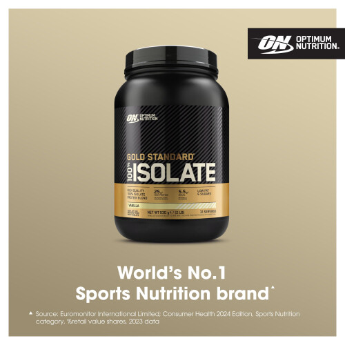 Optimum Nutrition Optimum Nutrition ON Gold Standard 100% Isolate Pure Whey Protein, 1