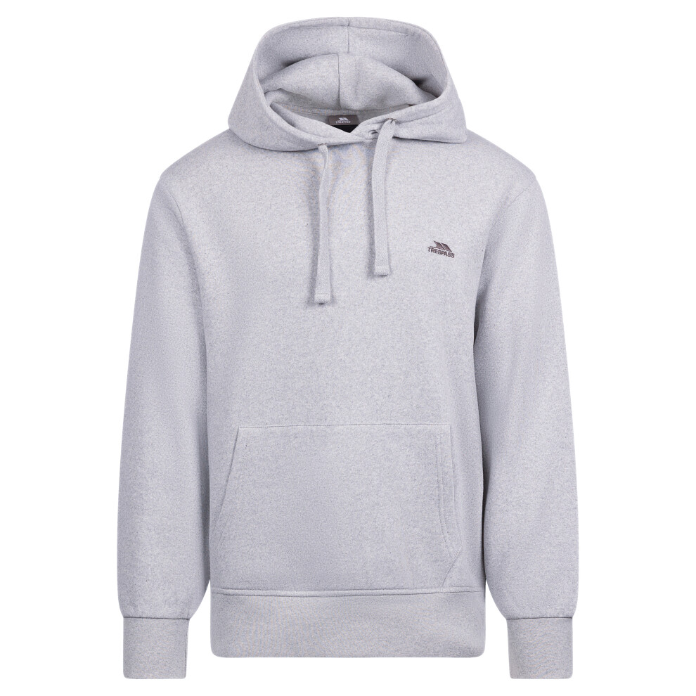 Trespass (L, Grey Marl) Mens Casual Hoodie - Truman