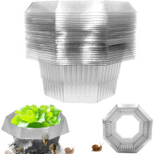 Schneckenschutzkragen 20 Stück Kunststoff-Schutzringe — schneckenabwehrkragen, pflanzenschutz ringe, salat ringe, kohl ringe