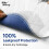2 x WhyWorry Washable Incontinence Bed Sheets, 86x91 cm, Single Bed, White 4