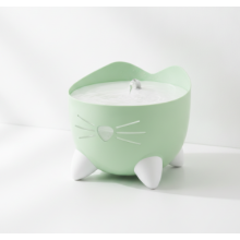 Catit PIXI Cat Drinking Fountain, Running Water Fountain, Green