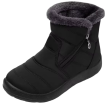 Botas de Nieve de Invierno para Mujer Impermeables Antideslizantes Negras 42 EU — calzado invierno mujer, botas con pelo