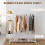 Homcom Burro para Ropa Blanco 120 x 43 x 171 cm 4