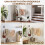 Homcom Burro para Ropa Blanco 120 x 43 x 171 cm 6